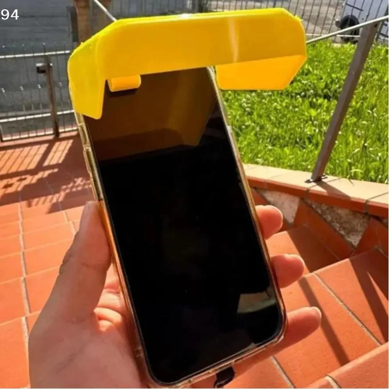 1Pcs Adjustable Angle Portable Pool Phone Sunshade 3D Prints Beach Phone Sunshade Anti-Reflective Anti-glare Phone Umbrella