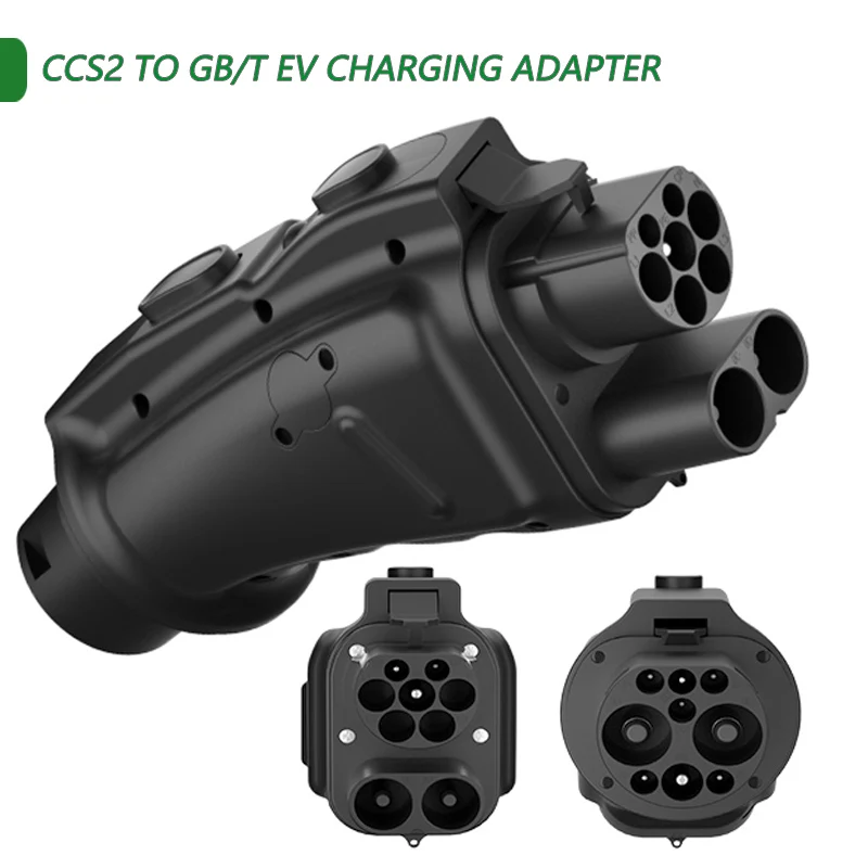 CCS2 To GBT EV Charging Adapter 200A 1000V DC CCS2 Combo GB/T Convertor Adapter Fit For GBT DC Car