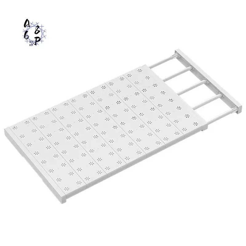 

A68P-Регулируемая полка для хранения, телескопическая полка для гардероба, стеллаж для хранения, инструменты для перегородки «сделай сам»