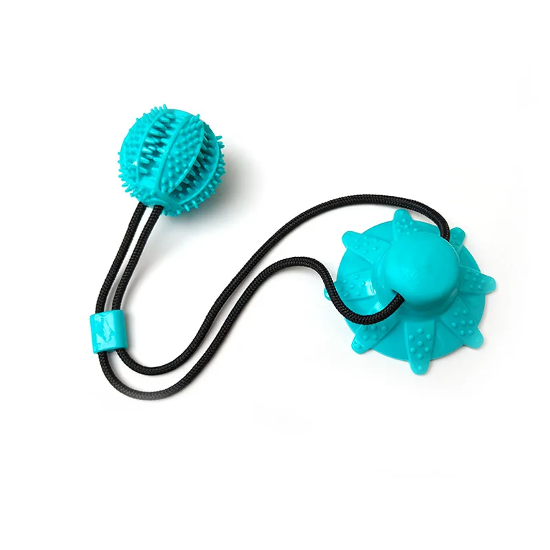 Dog Suction Cup Leakage Food Ball Toy Pet Self Entertainment Molar Stick Teeth Cleaning Chew Toy for Puppy Relieve Boredom view 4