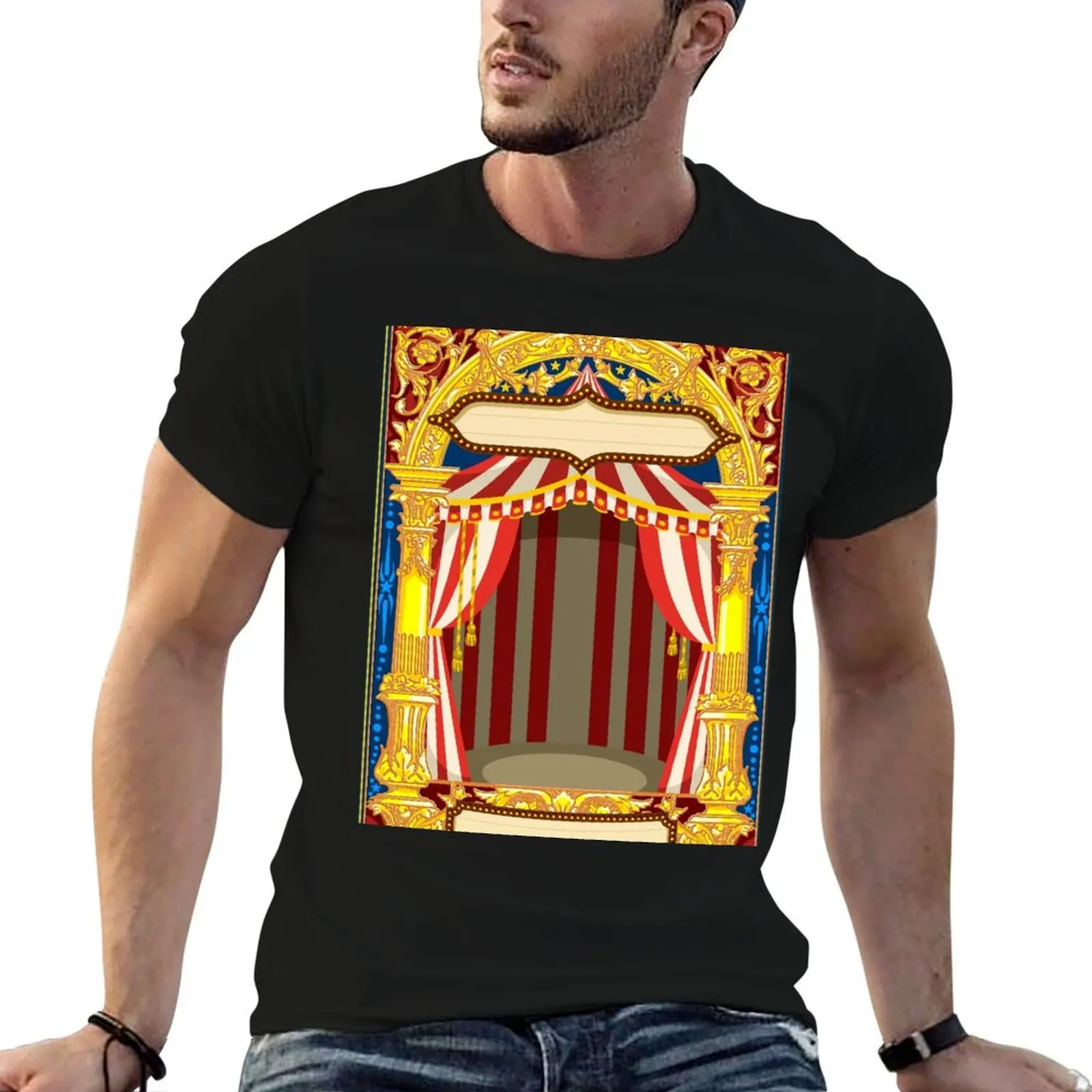 Carnival Circus Template T-Shirt Essential Solid Color T-Shirt