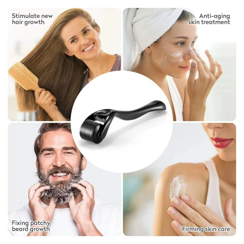 540 Needles for Facial Body Hair Growth Derma Roller for Skin Beard 0.2mm 0.25mm 0.3mm Needle Micro Face Roll Tool - view 6