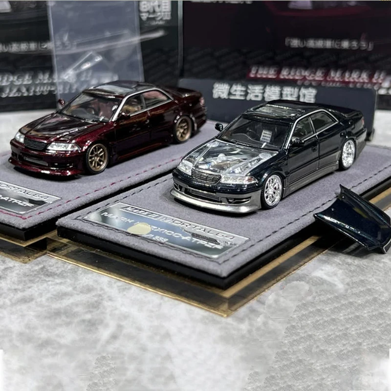 1:64 Scale MARK II JZX100 Simulation Alloy Car Model Static Display Collectible Toy Gift Souvenir Decoration