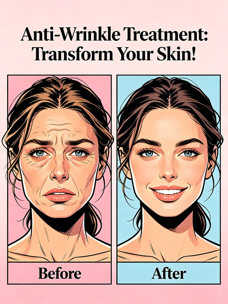 Deep anti-wrinkle creams can reduce wrinkles and quickly make skin smoother and younger-looking. They do not recur.