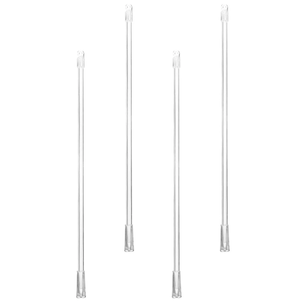 

4Pcs Window Blind Accessories Fiberglass Tilt Wands Vertical Blind Replacement Rods Hooked Practical Blinds Rod