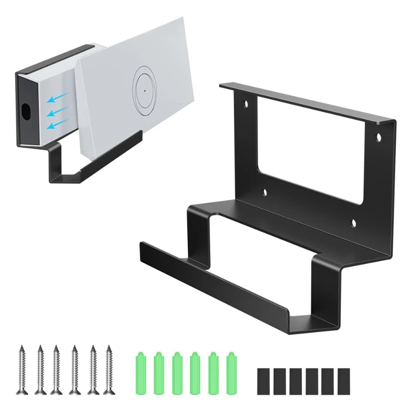 Black Router Stent&Power Indoor Wall Mount Fit for Starlink Standard Gen 3