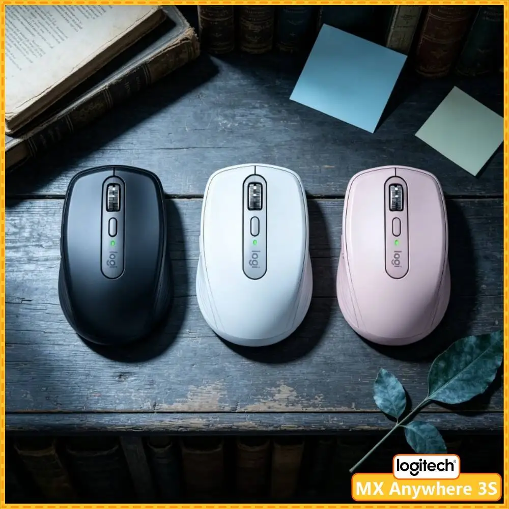 Creator MX Anywhere 3S - 8K DPI, MagSpeed Scroll, USB-C Fast Charge, Ideal for Stationery Shop Window Design & Studio Task