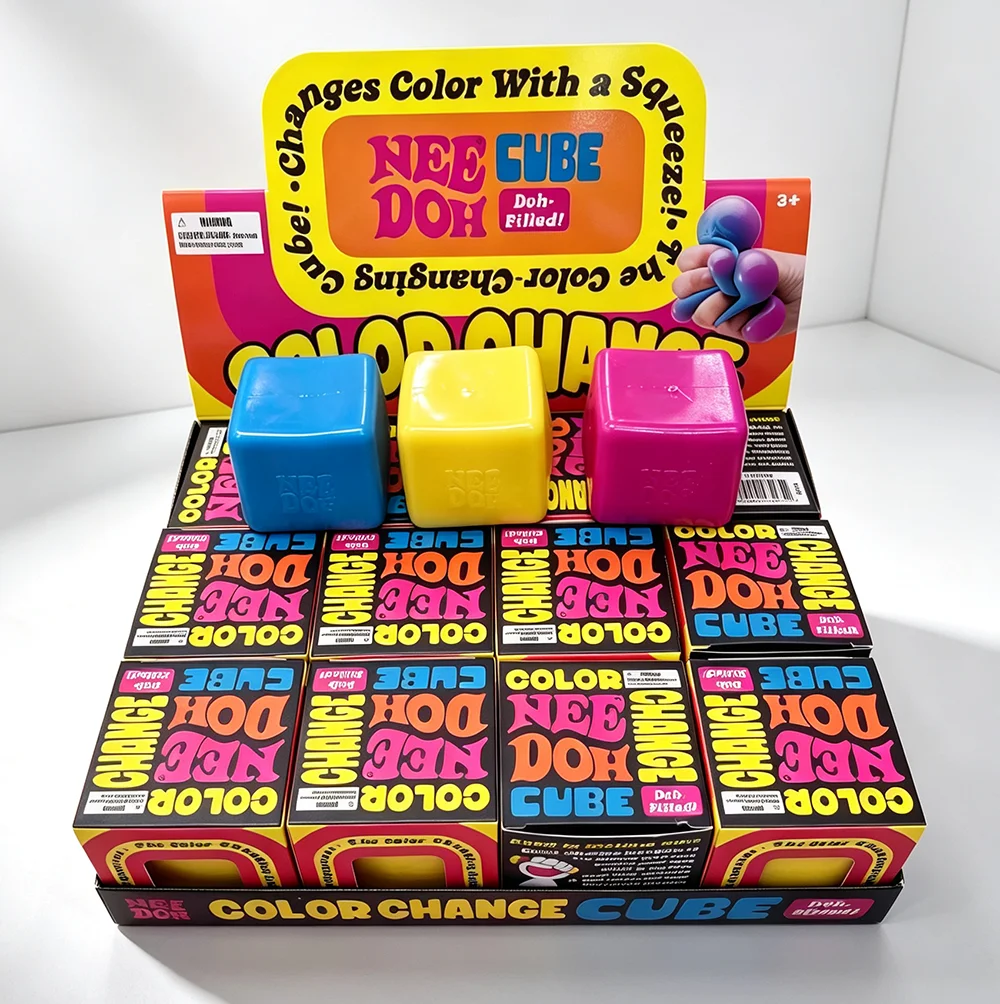 Fidget Cube Original - 2026 Nuovo Cubo Sensoriale Needoh Color