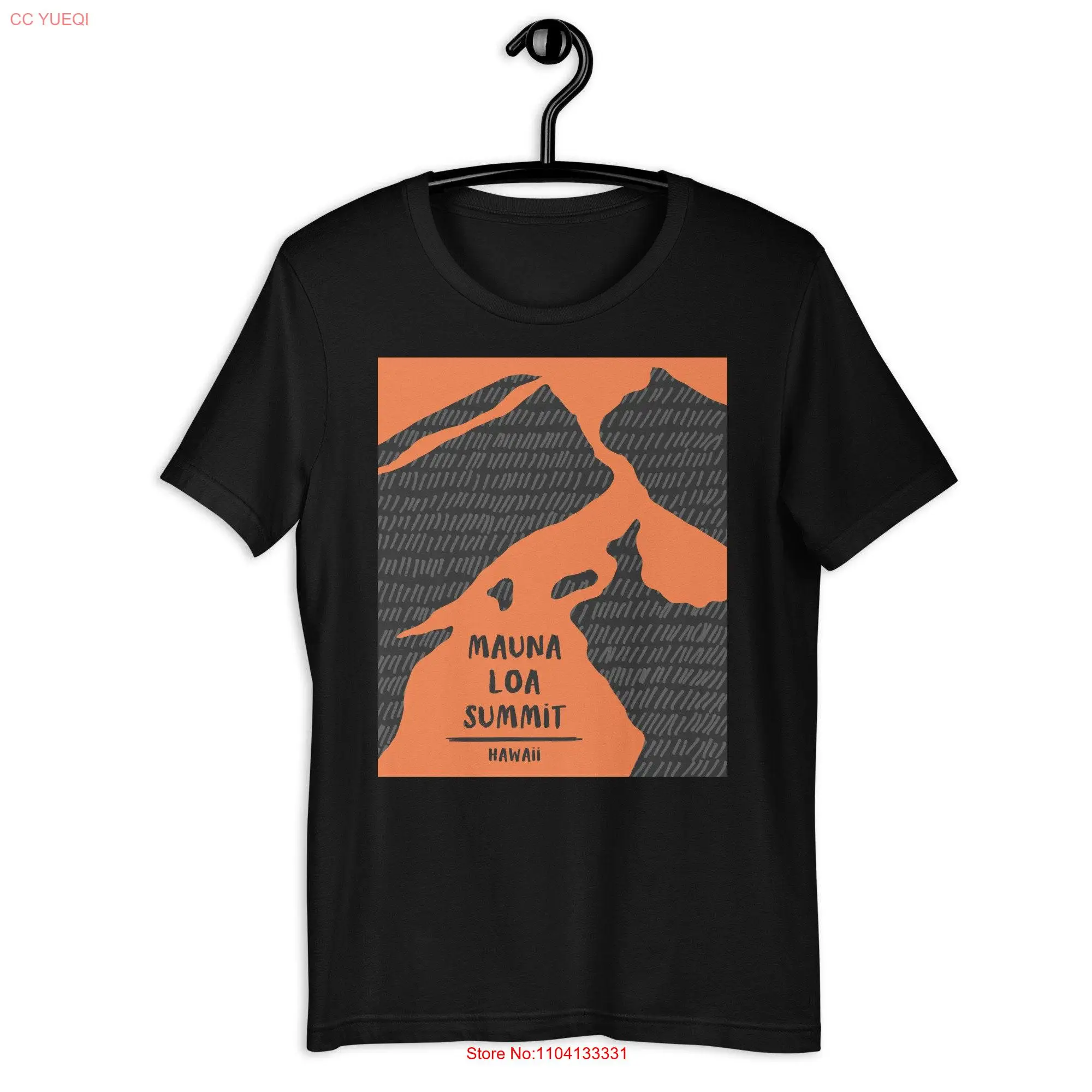 Mauna Loa Summit Hawaii t shirt long or short sleeves