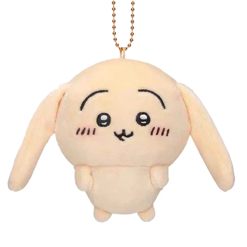 jiyiUsagi Plüsch-Schlüsselanhänger, niedlicher Hasen-Taschenanhänger mit schlappigen Ohren, weiches, flauschiges Sammler-Accessoire für Fans und Teenager – Detail 5