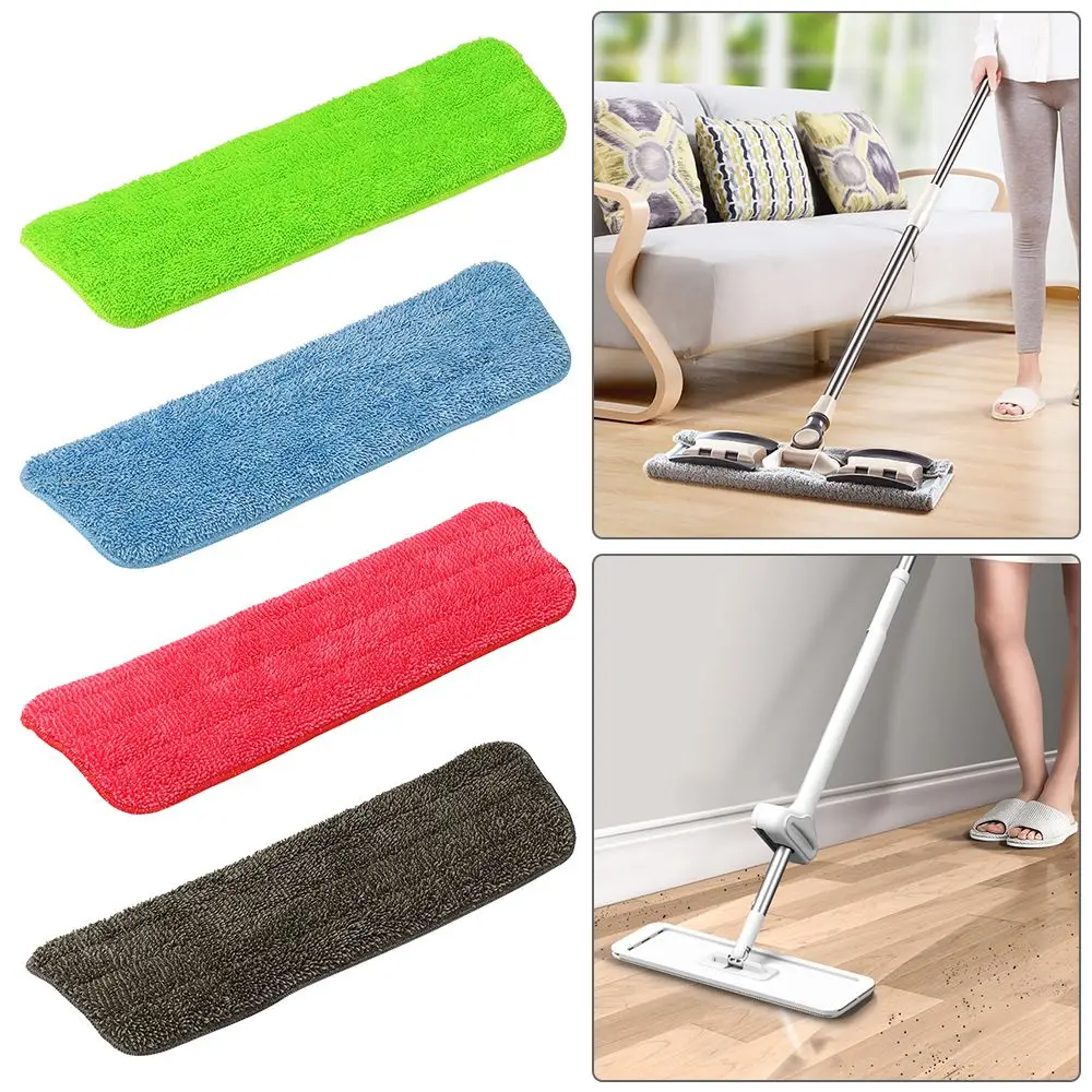 1/4PCS Spray Mop Pads Heads Microfiber Refill Wet Dry Cleaning Washable Replacement