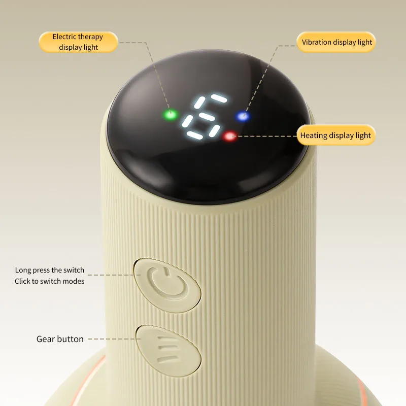 أداة كشط فرشاة ميريديان الكهربائية، كشط الظهر، كشط تدليك الجسم بالكامل
