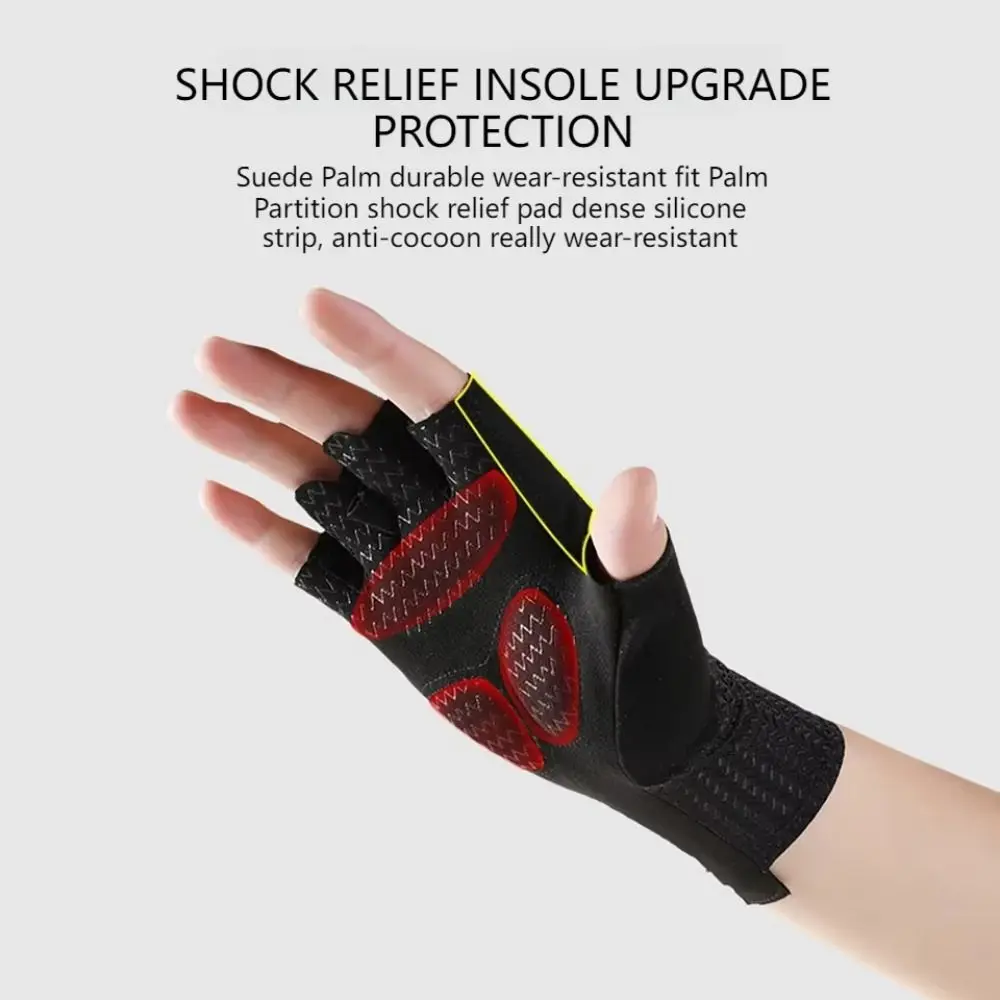 

Summer Breathable Cycling Gloves Anti-Slip Shockproof Half Finger Gloves Wear-Resistant Motorcycle Glove Cooling Sport Gear
