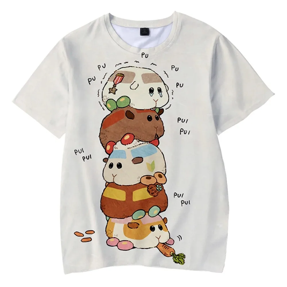 Mans tshirt 2024 pui pui molcar tshirt 3d o-pescoço mulher tshirt verão manga curta harajuku streetwear japonês roupas da caixa