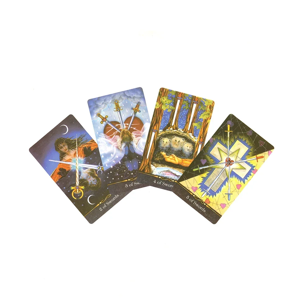 2022 Edition The Star Tarot Deck for beginners and PDF Guidbook High Quality Fortune-telling Prophecy Oracle Cards