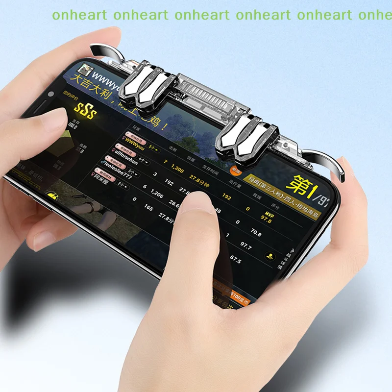 [C]Triggers For Cell Phone PUBG Shooter Gamepad Free Fire Cellular Gamer Cell Triggers For Mobile - view 3