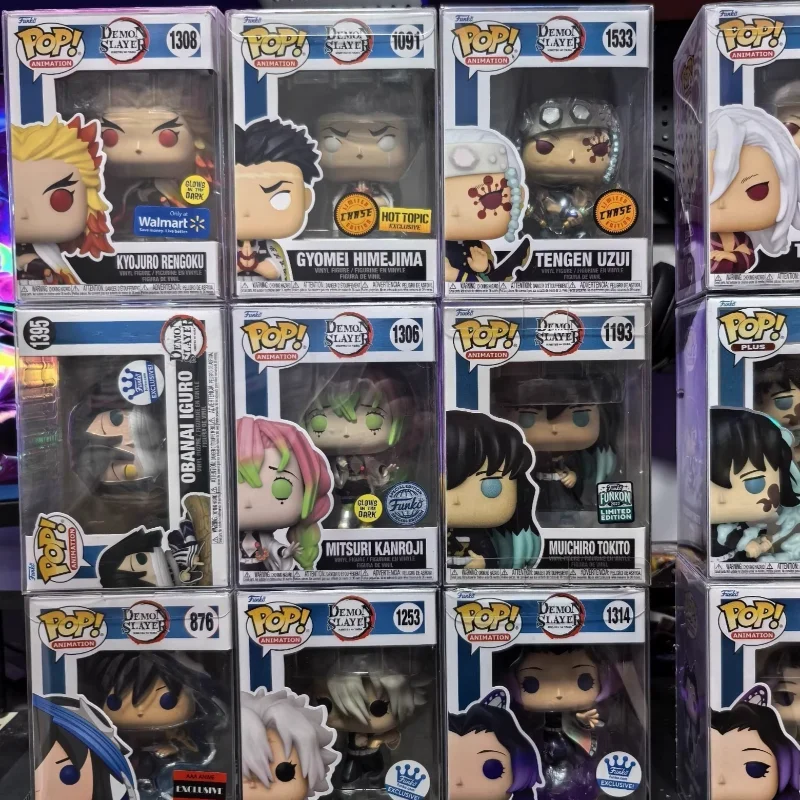 

Funko POP Original Demon Slayer: Kimetsu No Yaiba Фигурки - Rengoku Kyojuro Tanjiro Kamado Nezuko Kamado Коллекционные фигурки