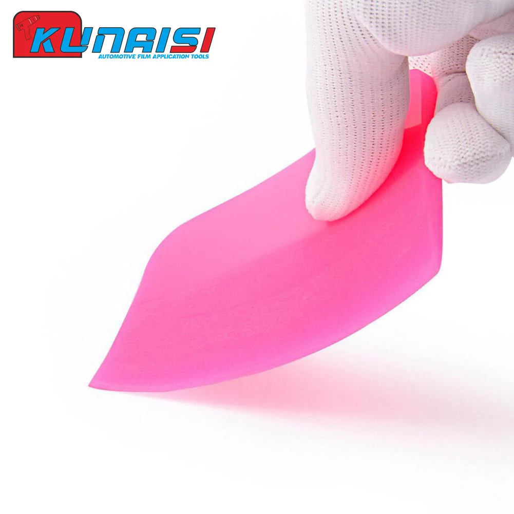 KUNAIS1pcs I Rubber Squeegee Window Film Tint ScraperTools Car Wrap Vinyl install PPF Paint Protection Film TPU Rubber Squeegee
