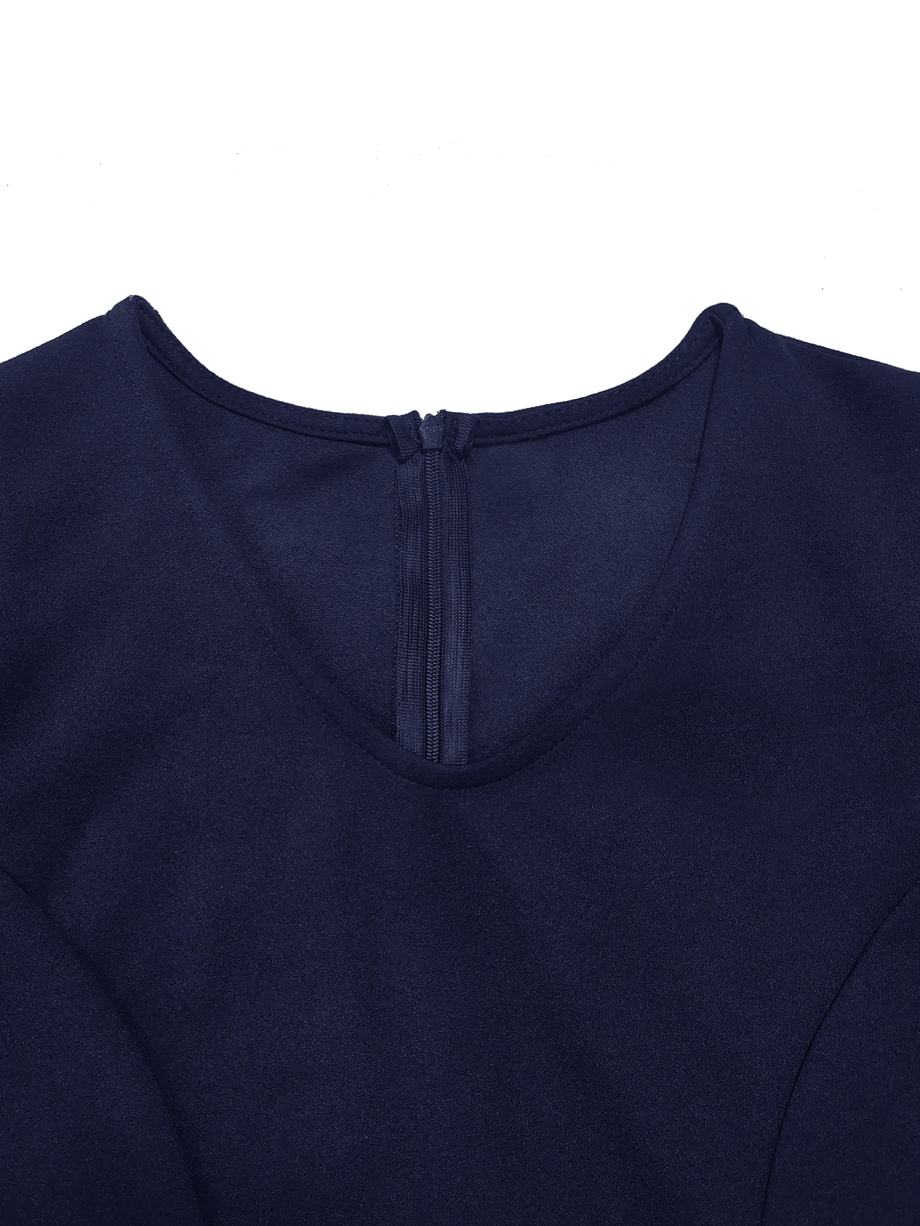 بذلة نسائية أنيقة وعصرية بأكمام قصيرة واسعة الساق، مناسبة للارتداء غير الرسمي وتعزيز مطابقة خزانة الملابس. #4