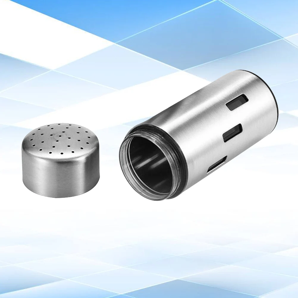 

1Pcs Stainless Steel Seasoning Can Anti-Rust Spice Jar Pepper Sugar Container Kitchen Storage Bottle Double Layer