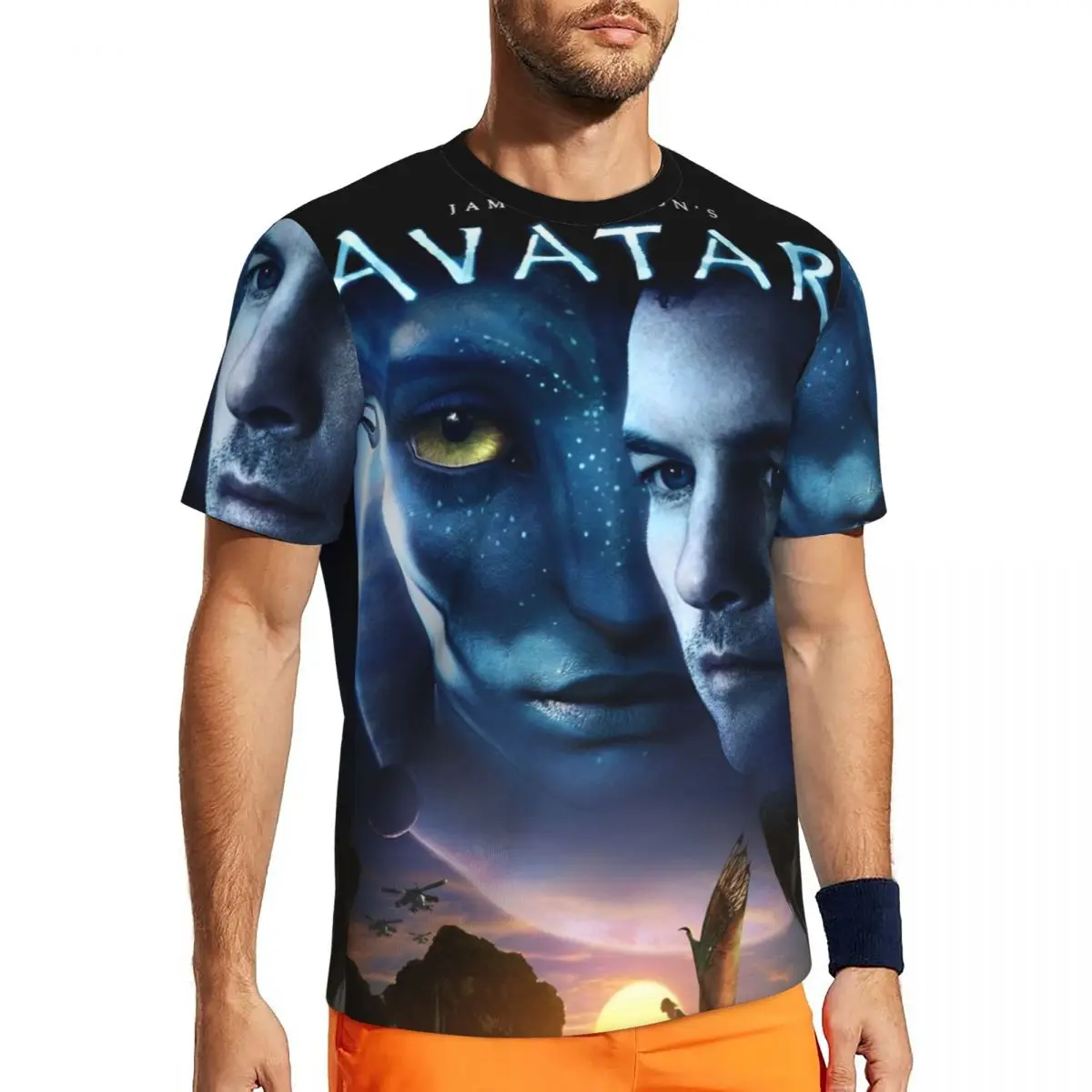 

Movie Avatar The Way Of Water T-Shirt Men Vintage Sports T Shirts Quick-drying Harajuku Tee Shirt Printed Plus Size Clothes