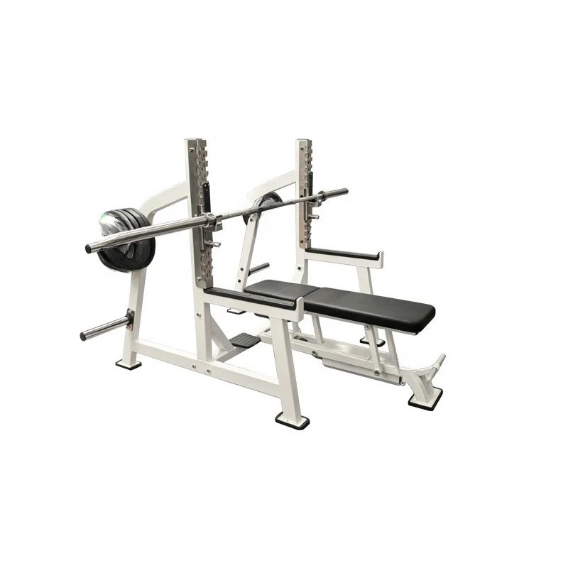Gym Commercial Automatic Protection Bench Press Rack Strength Lift Rack Flat Bench Press Chest Trainer Multifunctional