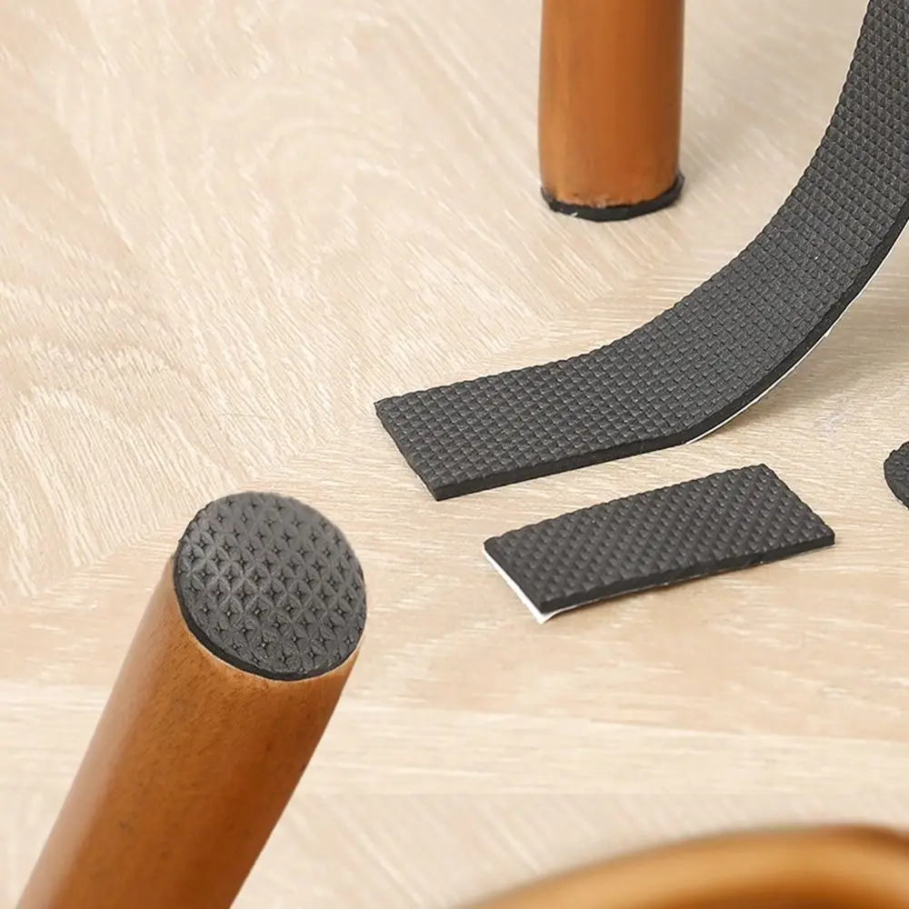 Self Adhesive Seal Strip Anti Slip Furniture Foot Cover Furniture Leg Pad Home Improvement Sofa Chair Bumper Damper