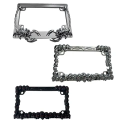 Motorcycle License Plate Frame Bracket Parts Registration Number Holder for US Dropship