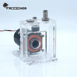 FREEZEMOD PUB-ST600 Notebook Water Cooler Cubic Pump Industrial Instrument Integrated Water Tank Mute Pc Cooling. PUB-ST600