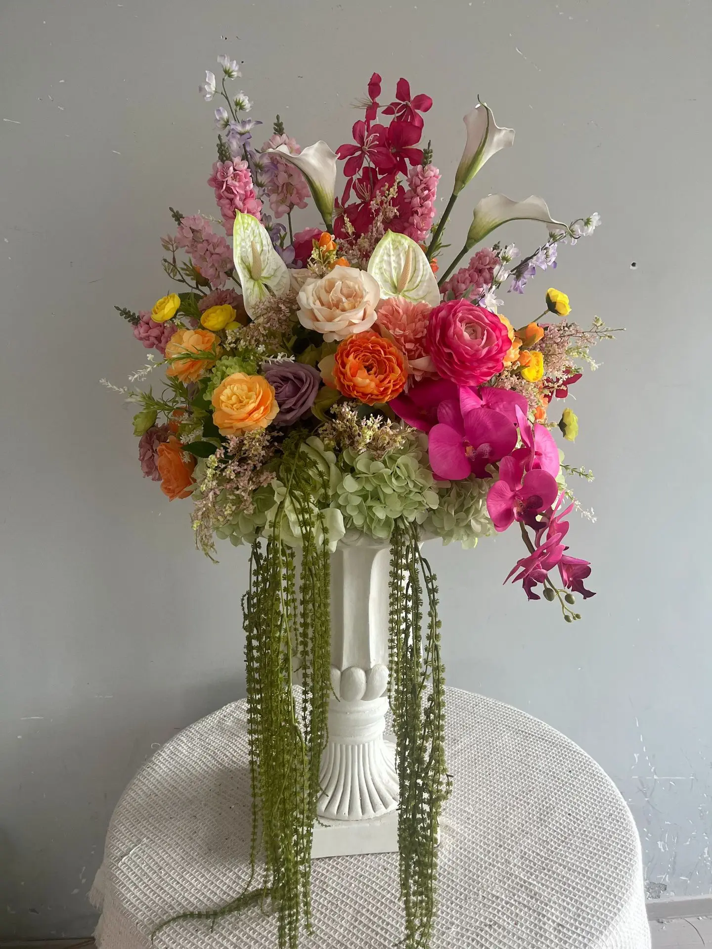 Großhandel Künstliche Blumenkugel Vintage Verwelkte Rose Braut-Handstrauß Seidenblumen Hochzeit Verlobung Event Tischdekoration – Detail 2