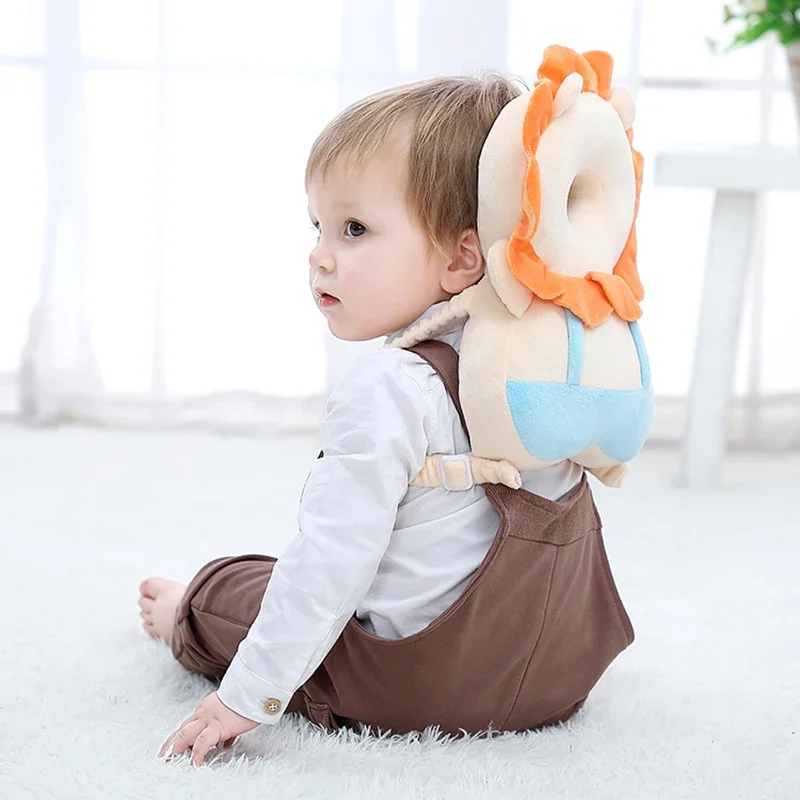 1-3T Toddler Baby Head Protector Backpack Pillow Safety Pad Cushion Prevent Injured Cartoon Security Pillow Protective Headgear