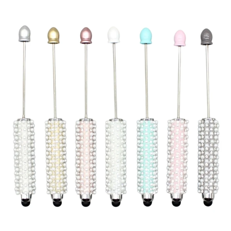 6 個 2-in-1 スタイラスボールペンタッチスクリーンペンビーズボールペン 1.0 ミリメートル先端速乾性スムーズに書く