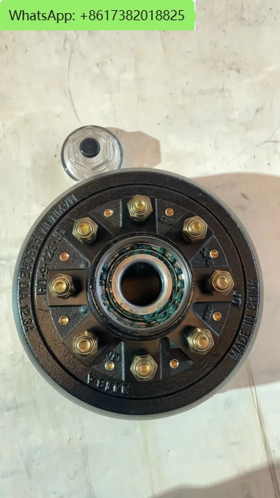 BD2-655-17 Brake Drum Trailer brake automotive parts brake drum on Axle