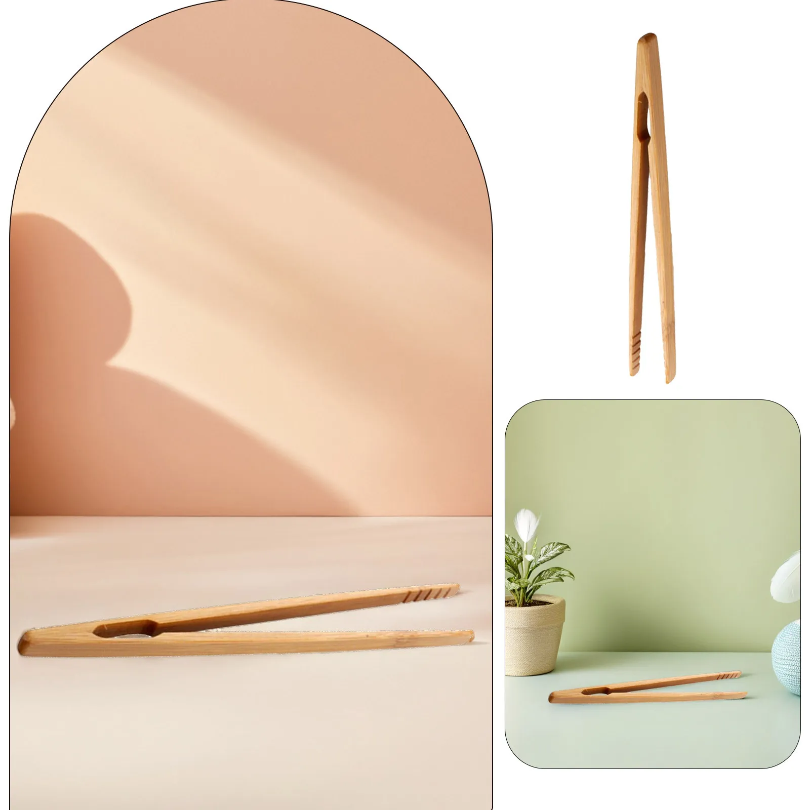 6pcs Wooden Tweezers For Kids Early Learning Fine Motor Skills Training Educational Wood Tongs Hand Tools Kids Supply