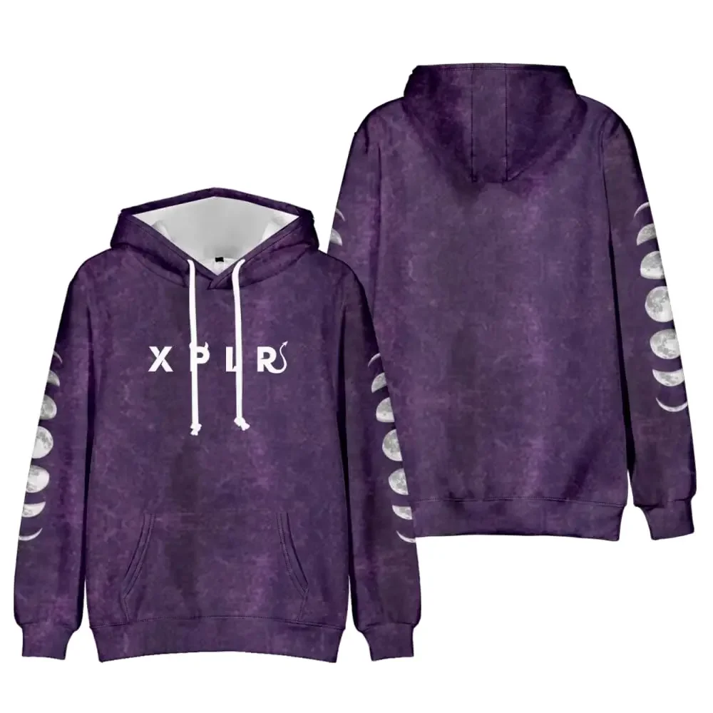 XPLR-Hoodie engraçado para homens, moletom com Cloud Sam e Colby, Streetwear Hip Hop, traje de treino Harajuku, Hell Week 22, XPLR