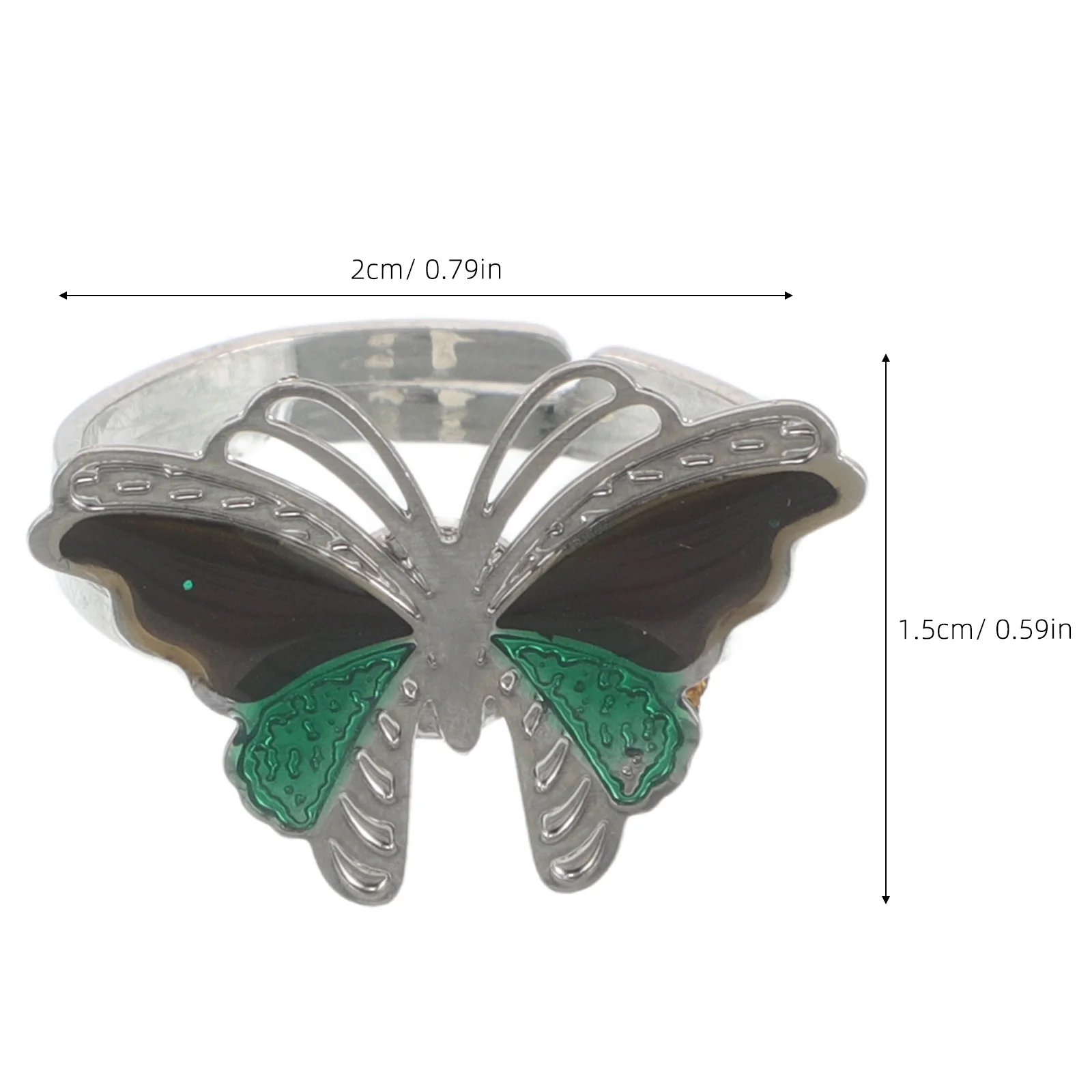 10 stuks vlinder stemmingsringen verstelbare kleur veranderende open ringen verjaardagsfeestje gunst goodie bag vulstoffen klaslokaal beloningen kinderen