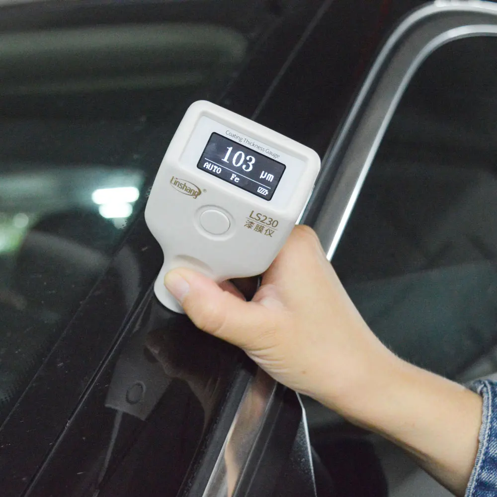 OLED Car Paint Meter LS230 LS232 Coating Thickness Gauge Measure Automotive   Low Temperature Resistant