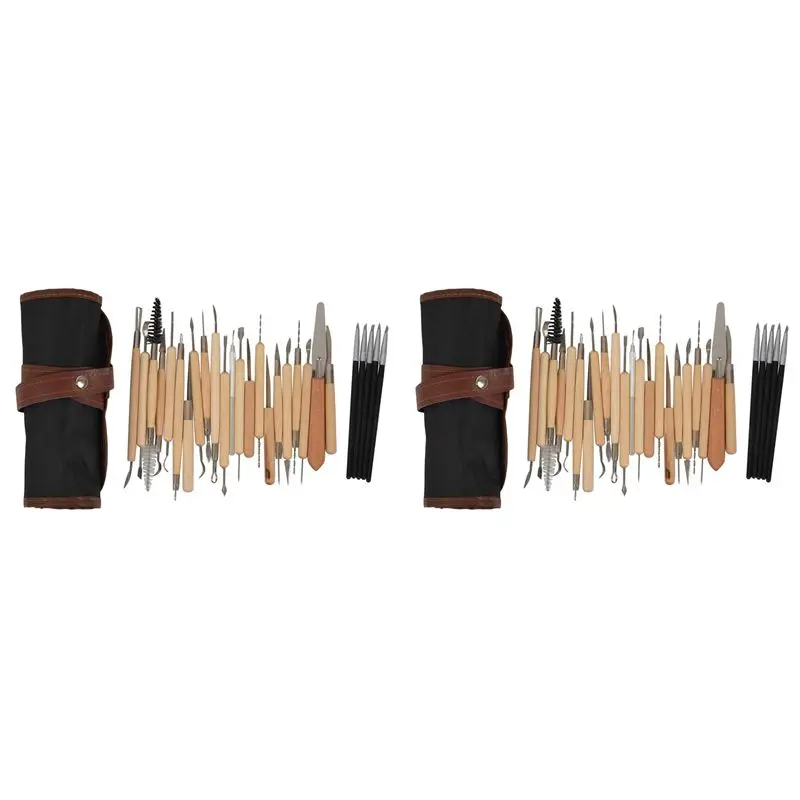 

Набор инструментов для лепки и моделирования из глины SYW-56Pcs: инструменты для скульптуры, гончарных работ и моделирования с деревянными ручками