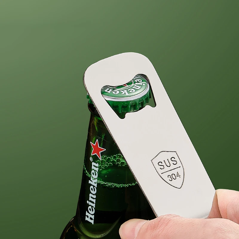 Stainless Steel Beer Bottle Opener, Personalized Logo for Promotion Gift