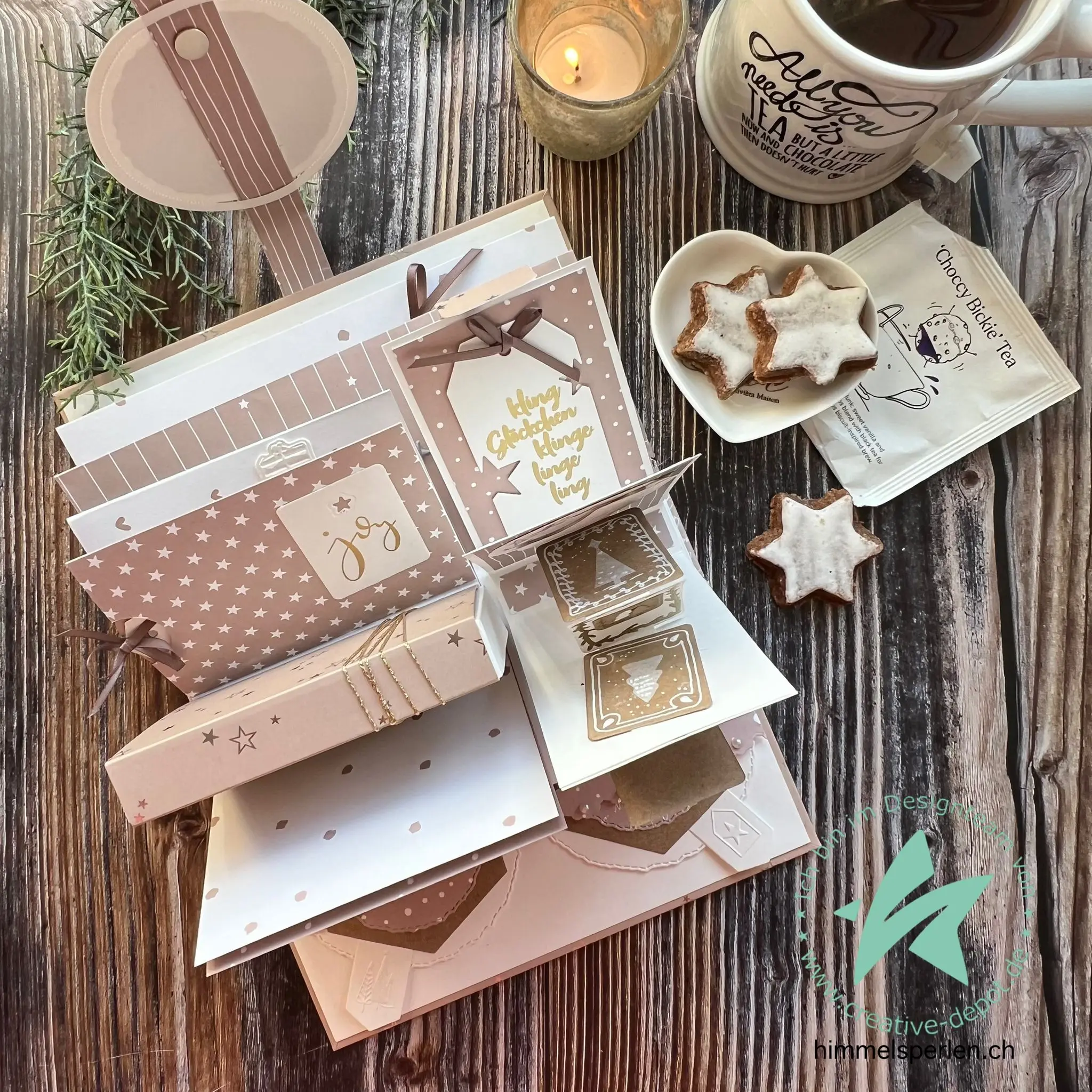 Christmas Ornaments Winter Pendant Mini Envelopes Mailbox Simple House Cutting Dies for New 2025 Scrapbooking Card Craft