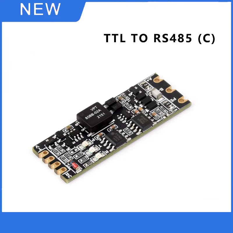 TTL to RS485 Serial Converter With Multiple Protection Circuits for Electrical Isolation Half-Duplex Communication