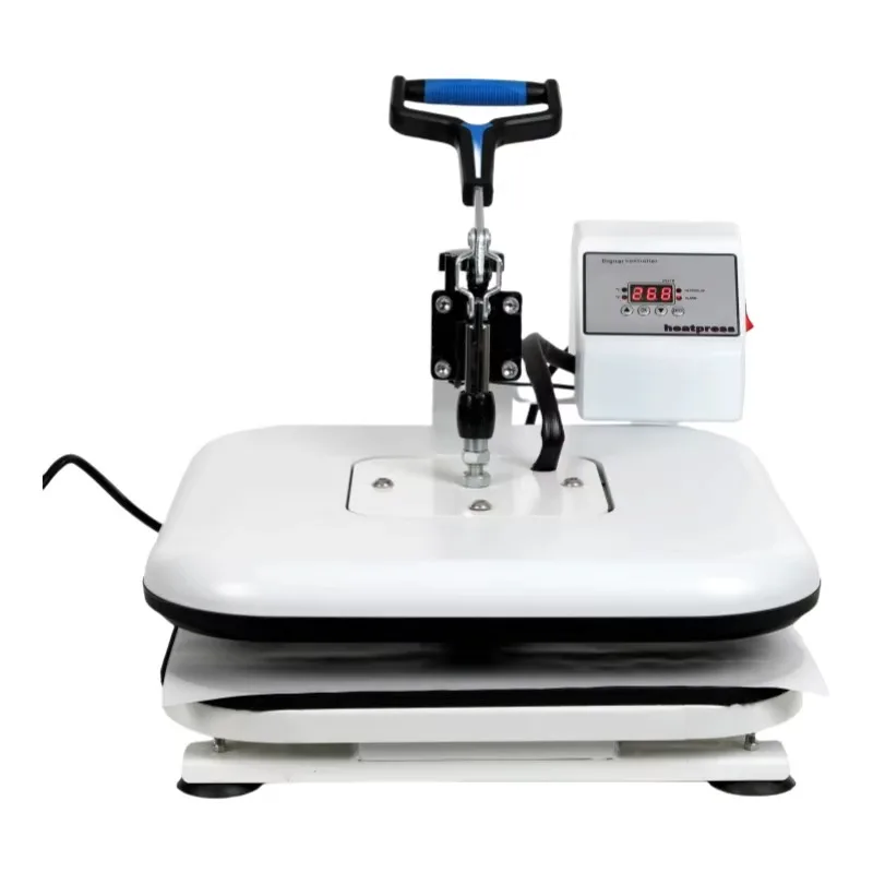 

Newest Heat Press Transfer Printing Machine Small Swing Away for Tshirt Production 38*38cm Single Press 40*50cm Manual