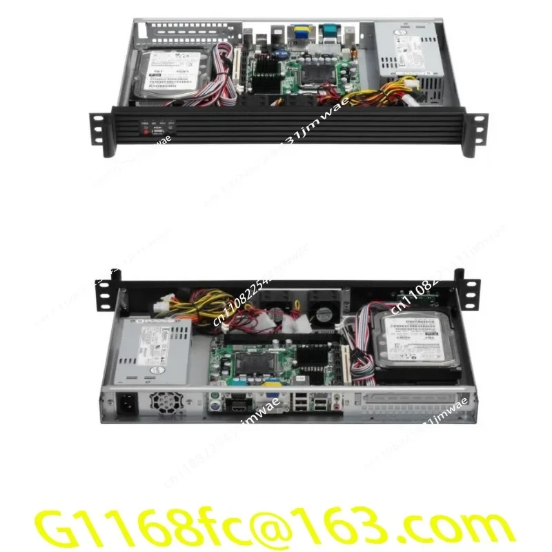 1U250L Case Computer Server Storage Chassis Rackmount 19 Inch Case Box Mini-Itx Flex 1U Empty Server Chassis part
