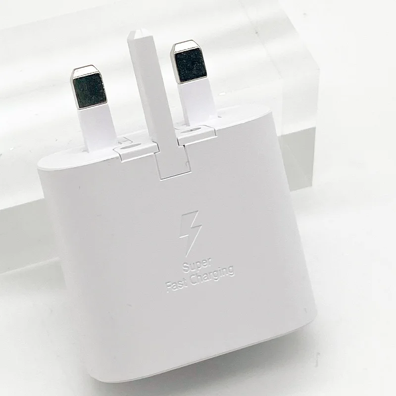 Für SAMSUNG 25W Superschnellladegerät UK-Stecker 100CM 3A Typ-C-Kabel für Galaxy Z Flip Fold 6 5 S24 S23 S25 Plus S20 FE M31s M51 M32 – Detail 6