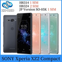Original Sony Xperia XZ2 Compact SO-05K H8314 H8324 4G Mobile Phone 5.0'' 4GB+64GB Single/Dual SIM Card NFC Android SmartPhone