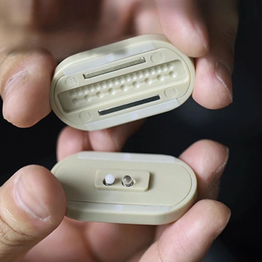 Mechaniczny suwak magnetyczny z kartą do przesuwania, koło z mechanizmem zapadkowym, płytka do przesuwania, zabawka EDC sensoryczna, redukująca stres, dla dorosłych, przeciw niepokojowi.