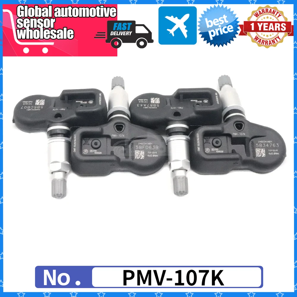 433MHz PMV-107K لتويوتا لاند كروزر 200 RAV4 III لكزس ES GS IS C LS 2005-2013 42607-50010 سيارة TPMS مستشعر ضغط الإطارات