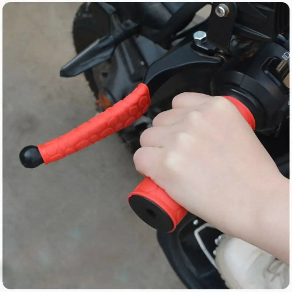 New Sweatproof Anti-skid Handle Cover 5 Colors 2 Sizes Rubber Handle Cover Tricycle Brake Electric Bike Accessories