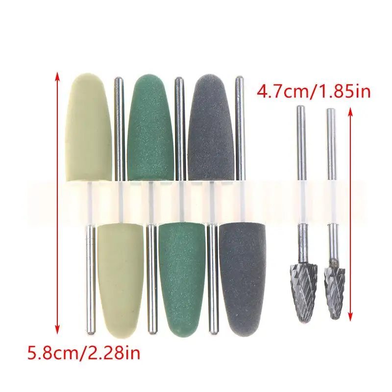 

2026 NEW Silicone Rubber & Tungsten Carbide Dental Polishing Bits Set Resin Acrylic Base Polisher Rotary Drill Accessories