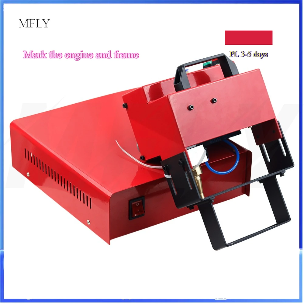 Portable Engraving Hand Held  Pneumatic Marking Machine Nameplate Cylinder Number Frame Number Plotter 100x20/140x40mm
